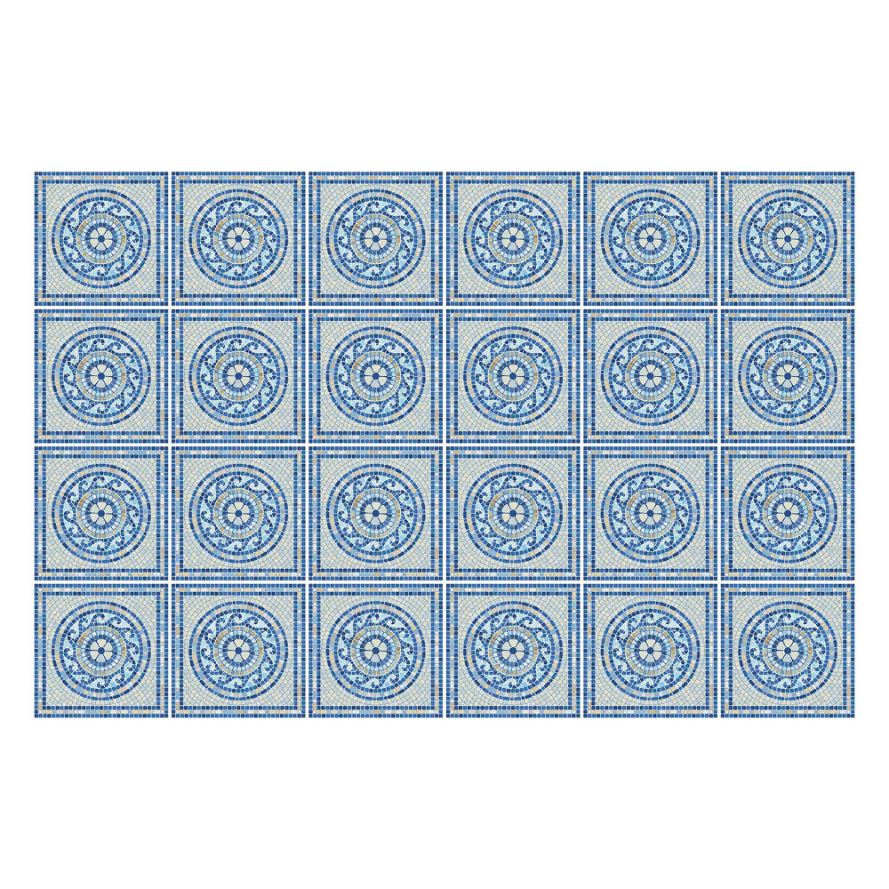 Öntapadós csempe matrica Geometriai körök egy rácsban