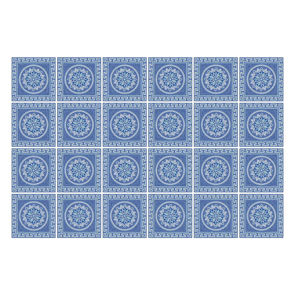 Csempe matrica Virágos motívum hálóban