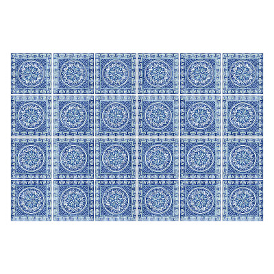 Csempe matrica Virágos motívum hálóban