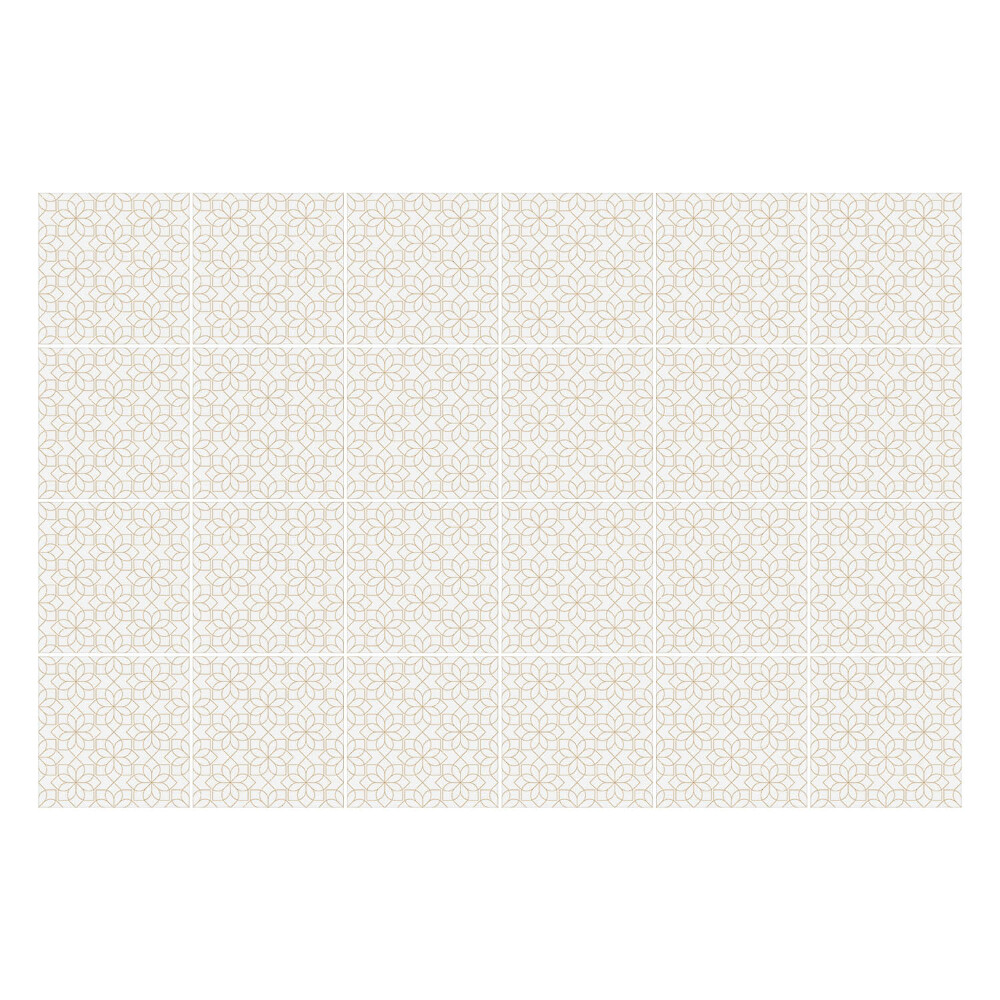 Csempe matrica Finom virágos körök