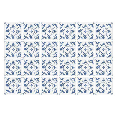 Öntapadós csempe matrica Kis virágok és levelek