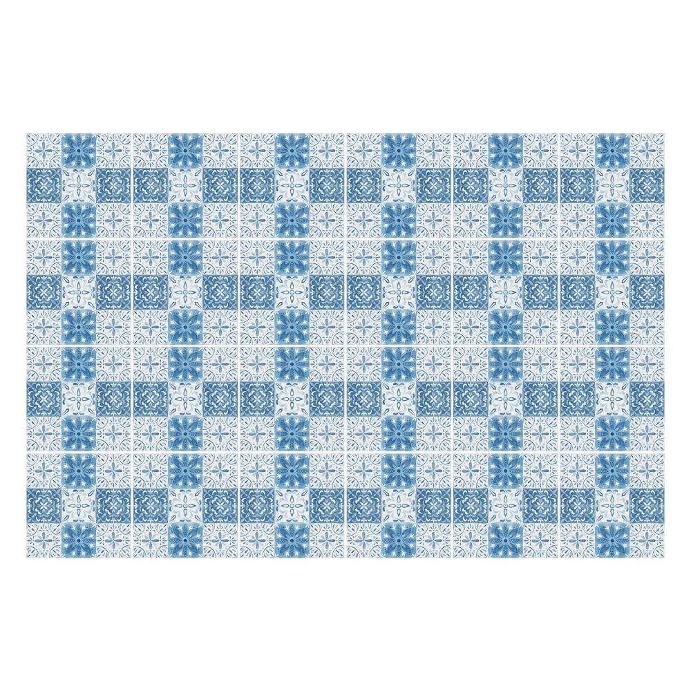 Csempe matrica Kék csempe