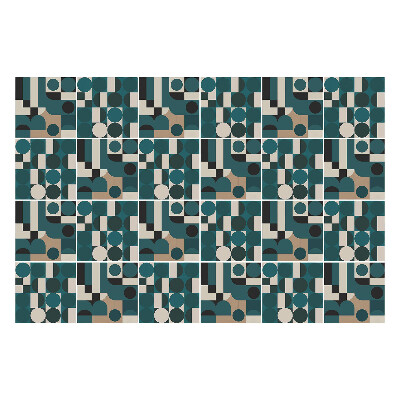 Csempe matrica Bauhaus tervezés