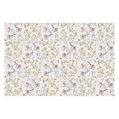 Csempe matrica Virág motívum gallyakkal