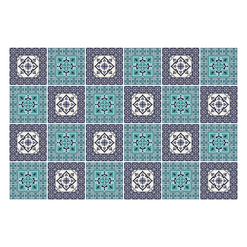 Öntapadós csempe matrica Spanyol díszítésű csempe