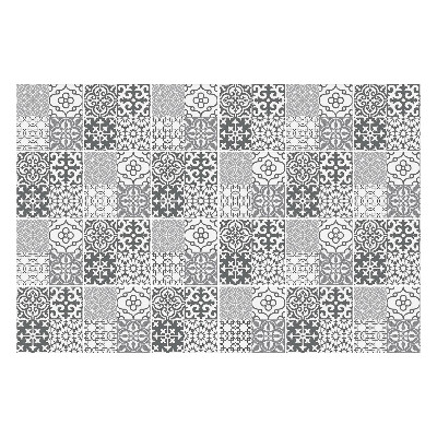 Öntapadós csempe matrica Elegánsan díszített csempe