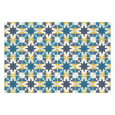 Csempe matrica Geometria csillagokkal