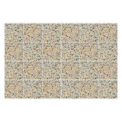 Öntapadós csempe matrica Kőmozaik motívum