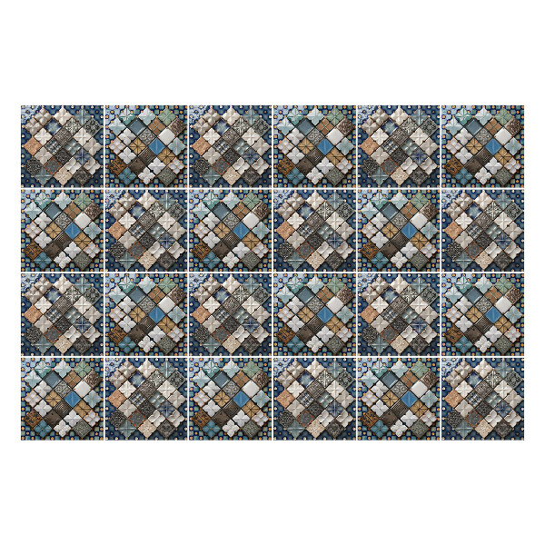Csempe matrica Geometrikus mozaik