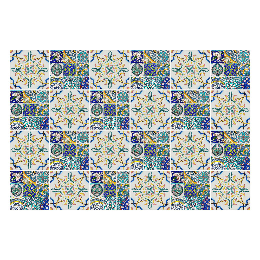 Csempe matrica Retro vintage mozaik