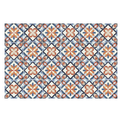 Csempe matrica Virágmotívumok hálóban