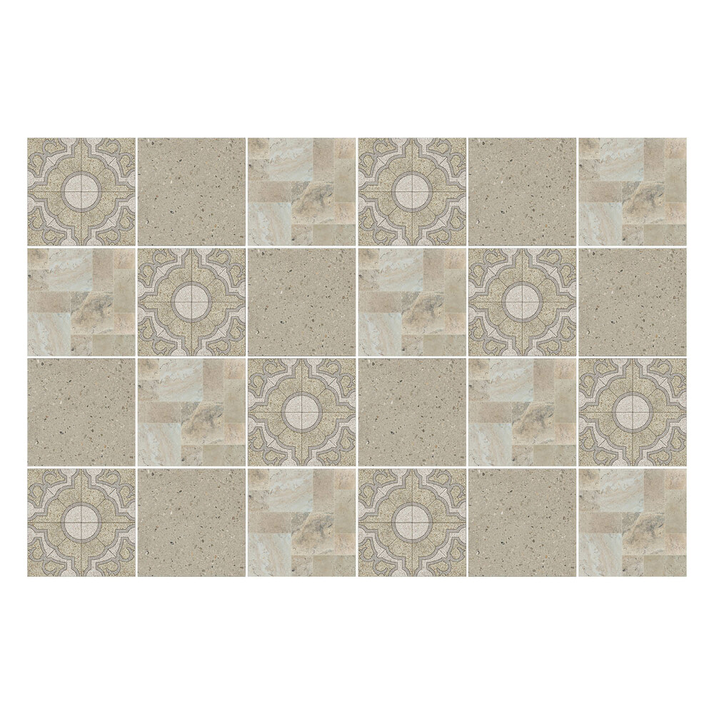 Öntapadós csempe matrica Homokkő csempe mozaik