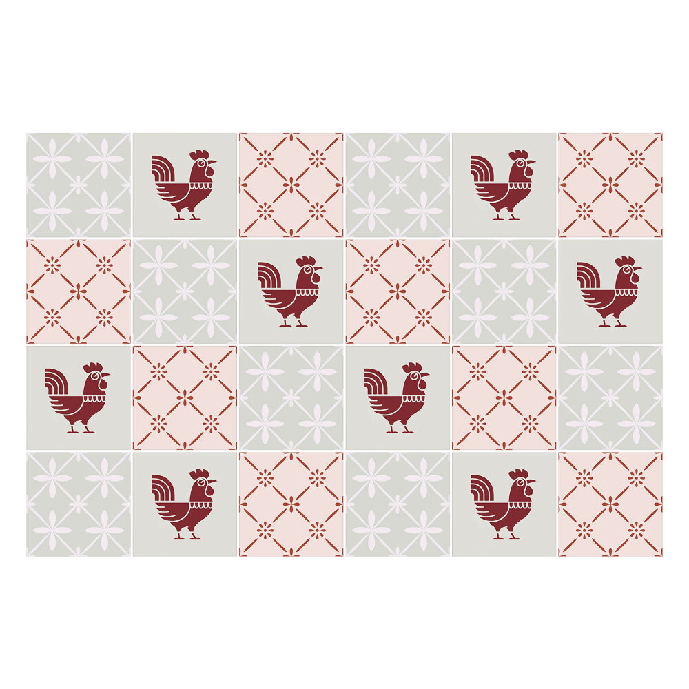 Csempe matrica Kockás rókagomba