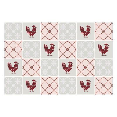 Csempe matrica Kockás rókagomba