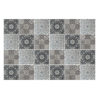 Öntapadós csempe matrica Régi csempe mozaik