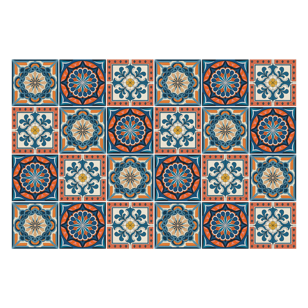 Öntapadós csempe matrica Keleti design