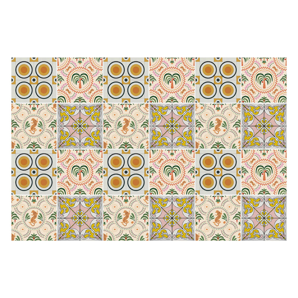 Öntapadós csempe matrica Természettervezés és geometria