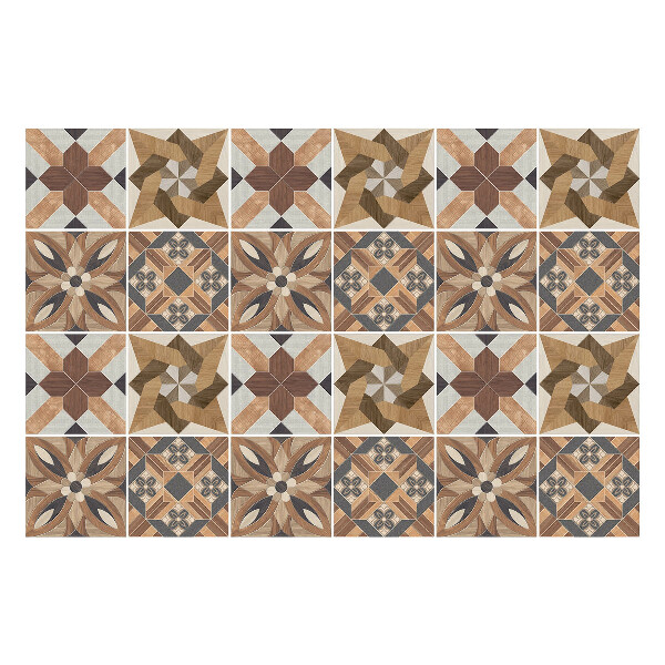 Csempe matrica Geometria fában