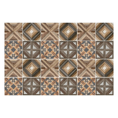 Öntapadós csempe matrica Geometrikus fa elrendezések