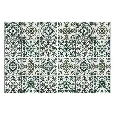 Öntapadós csempe matrica Virágdíszek a csempéken