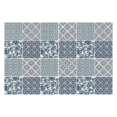 Öntapadós csempe matrica Virágmotívumok az elrendezésben