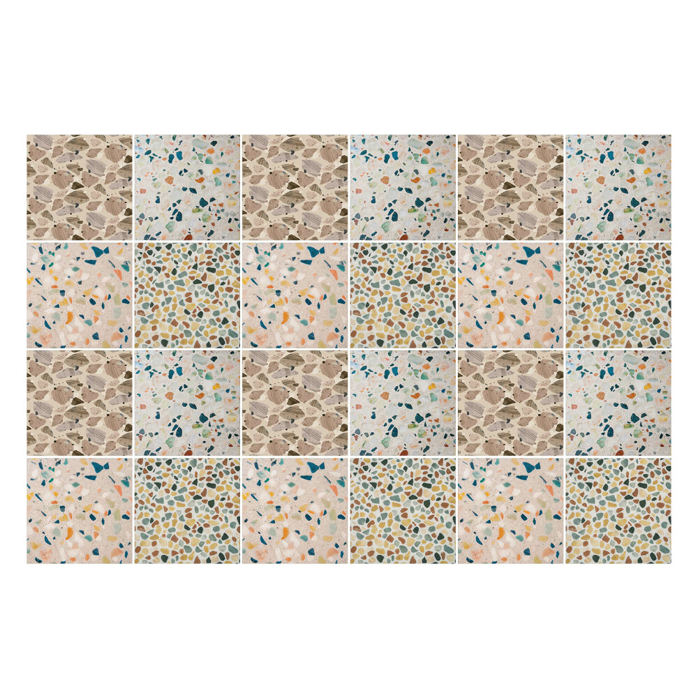 Csempe matrica Természetes kövek mozaikban