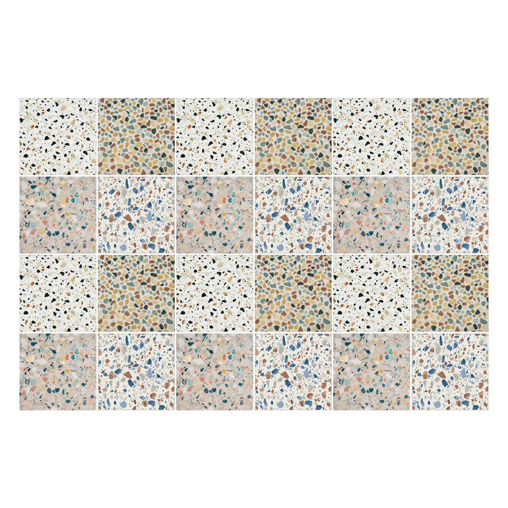 Öntapadós csempe matrica Kőmozaik hatás