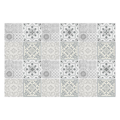 Öntapadós csempe matrica Elegáns csempe díszekkel