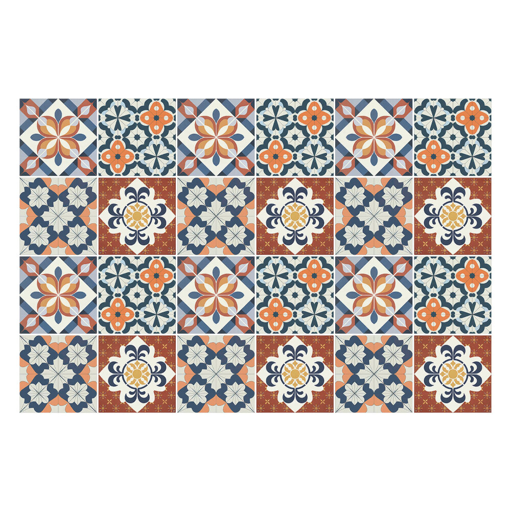 Csempe matrica Gazdagon díszített csempe