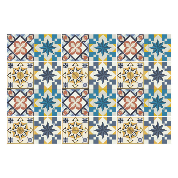 Csempe matrica Geometriai motívumok csillagokkal