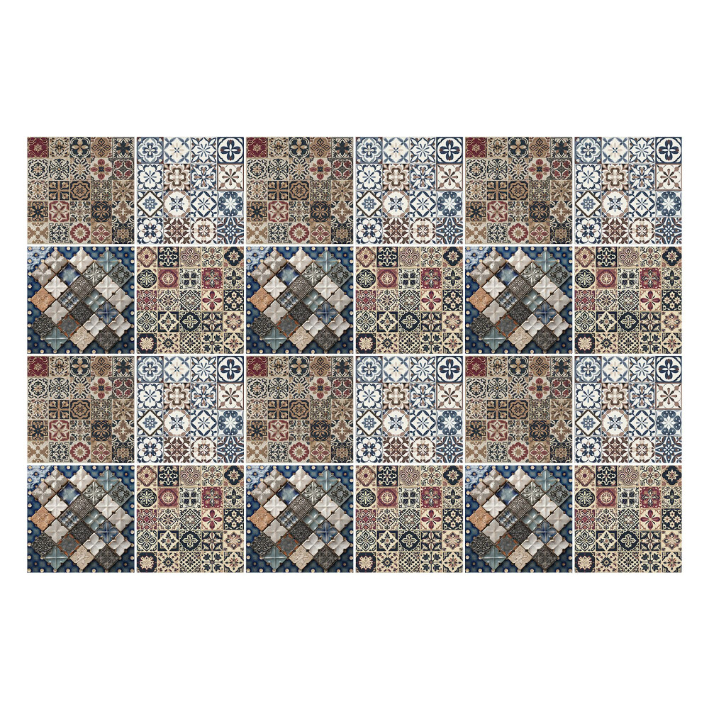 Csempe matrica Mozaik különféle csempével