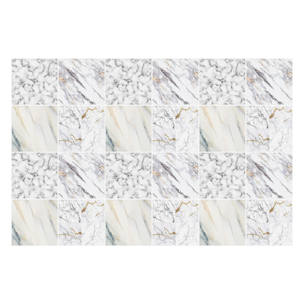 Öntapadós csempe matrica Elegáns márvány kompozíció