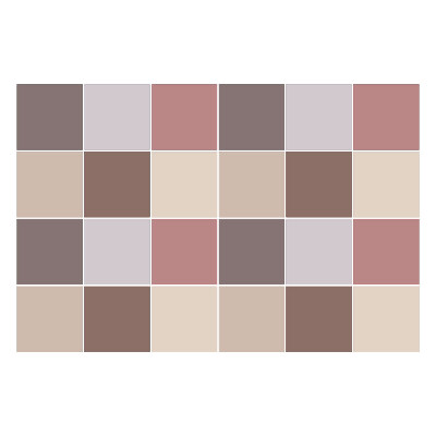 Csempe matrica Természetes színek palettája