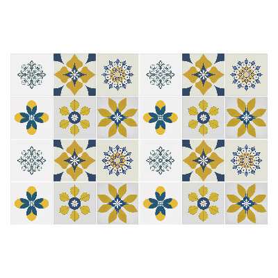 Öntapadós csempe matrica Mandala és virág készlet