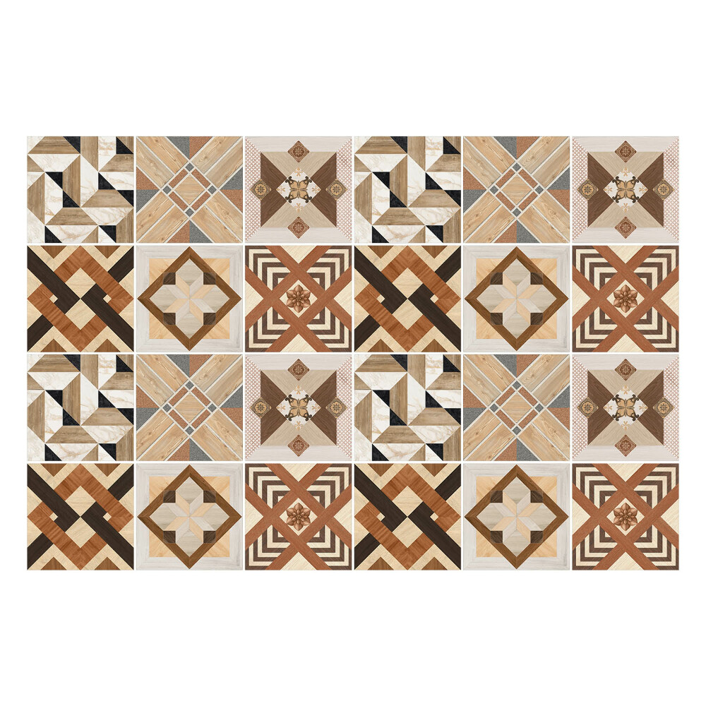 Öntapadós csempe matrica A fa formák geometriája