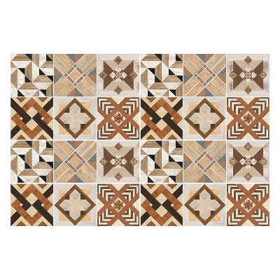 Öntapadós csempe matrica A fa formák geometriája