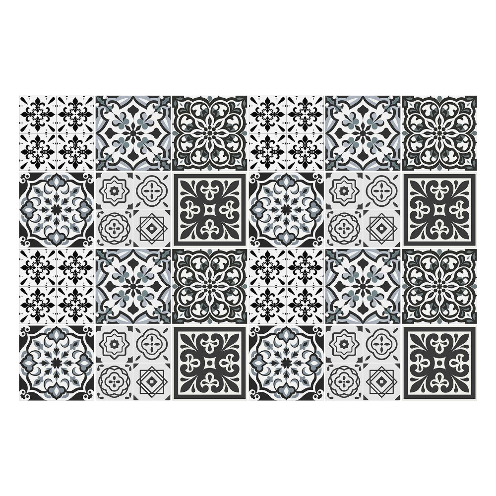 Öntapadós csempe matrica Geometrikus csempe motívumok