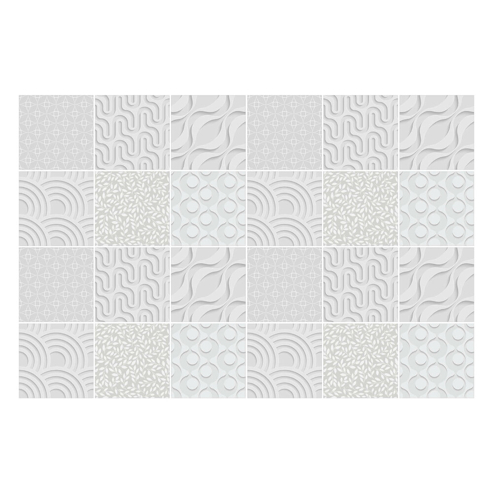 Öntapadós csempe matrica Absztrakt hullámok és formák