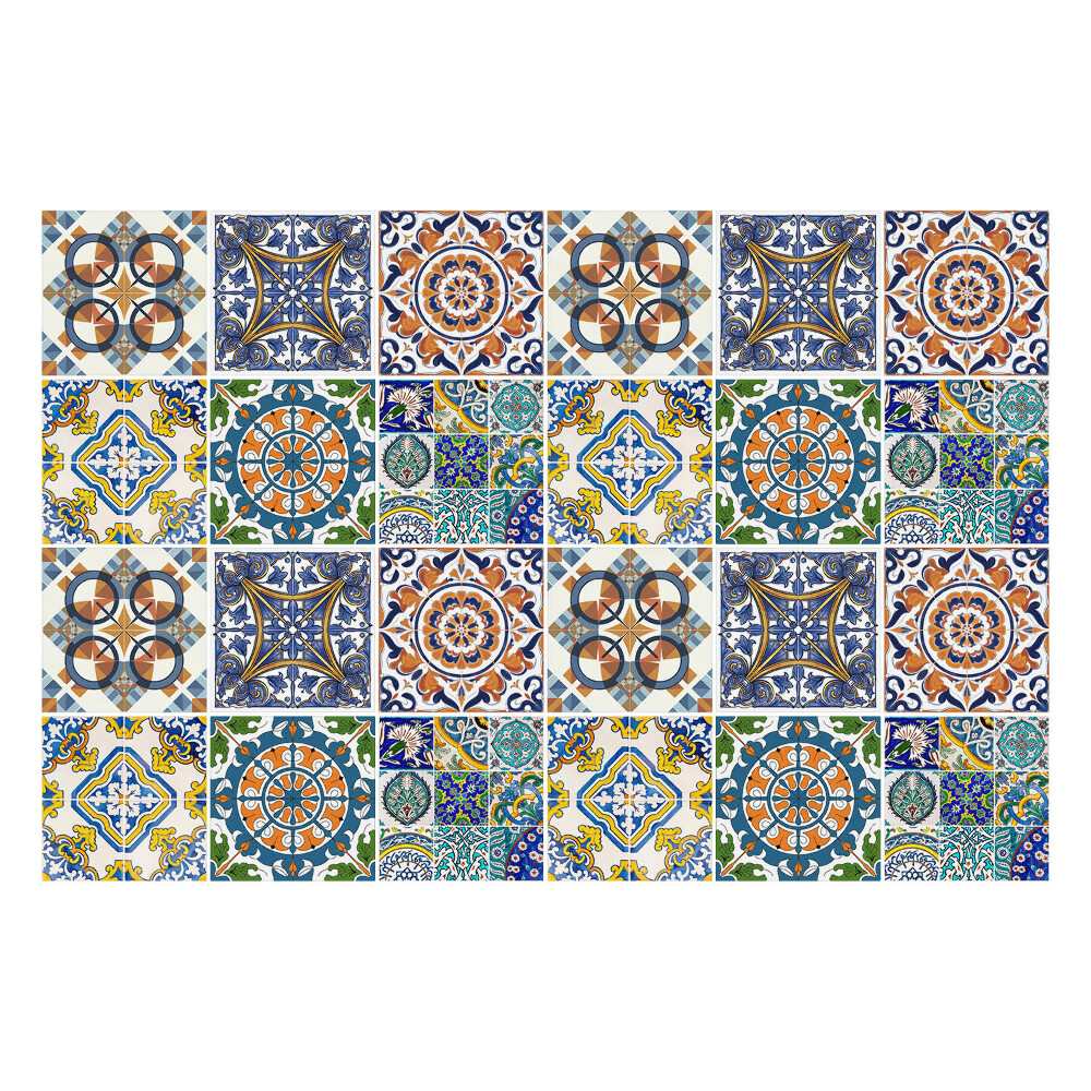 Csempe matrica Geometriai kaleidoszkóp