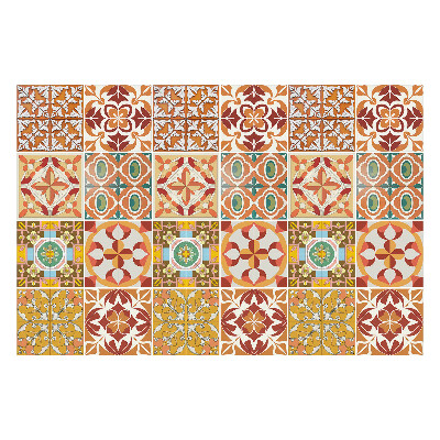 Csempe matrica Vintage csempe kompozíció