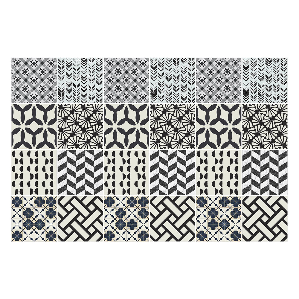 Csempe matrica Geometriai motívum illúzió