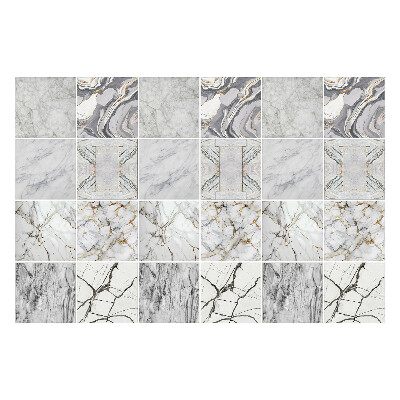 Öntapadós csempe matrica Elegáns márvány motívumok
