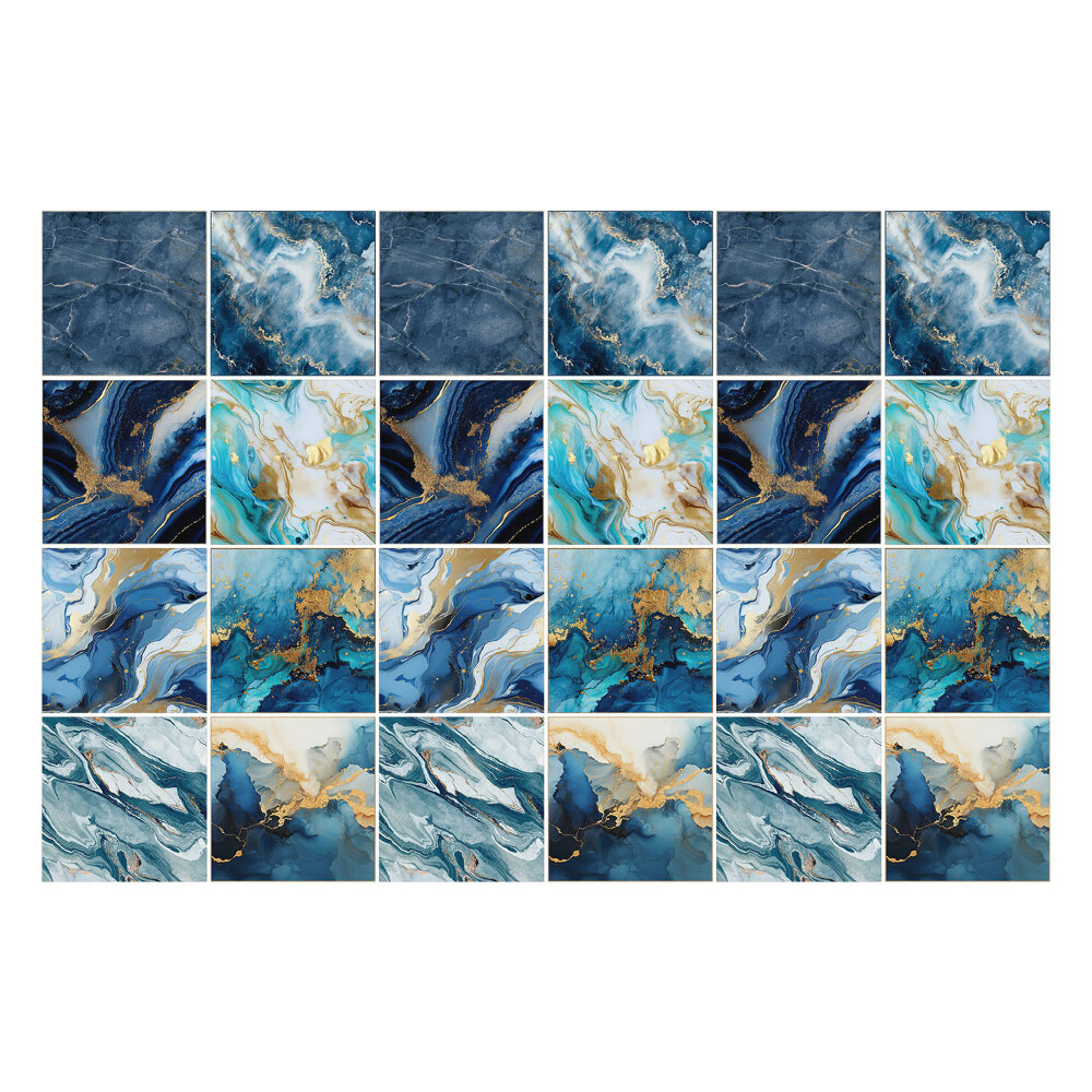 Öntapadós csempe matrica Absztrakt hullámok és erek