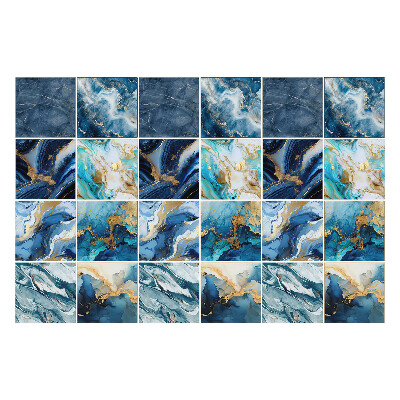 Öntapadós csempe matrica Absztrakt hullámok és erek