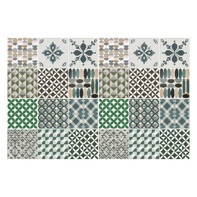 Öntapadós csempe matrica Geometriai különböző motívumok