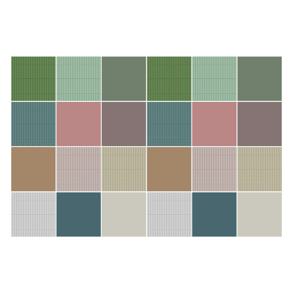 Csempe matrica Geometrikus színblokkok