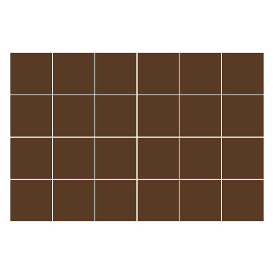 Csempe matrica Szín Barna