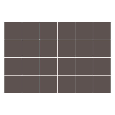 Csempe matrica Szín Barna