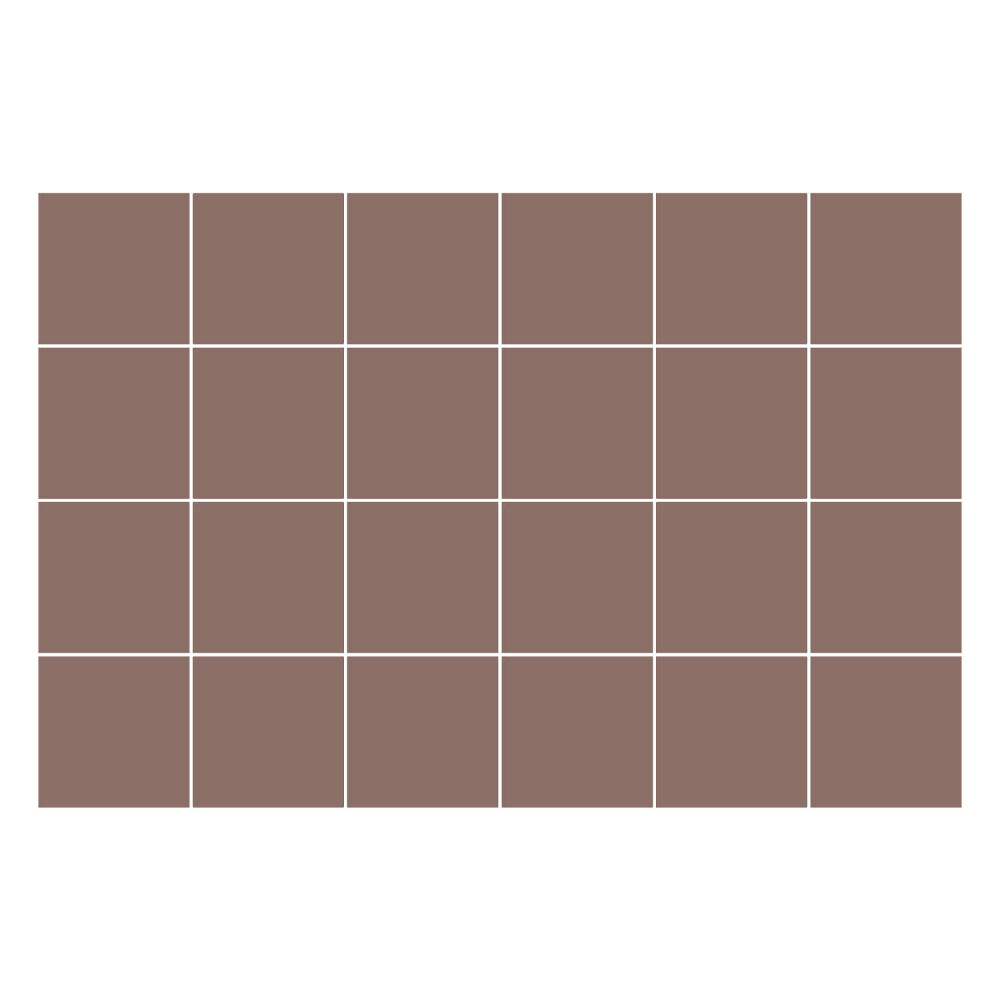 Öntapadós csempe matrica Szín Barna