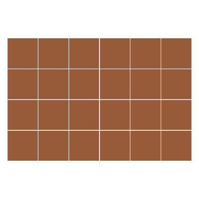 Öntapadós csempe matrica Szín Barna